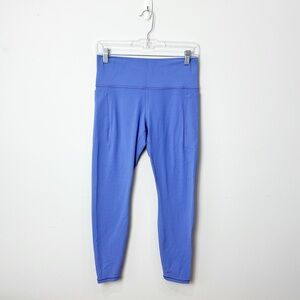 Athleta Transcend Stash Tight Pocket Leggings Periwinkle